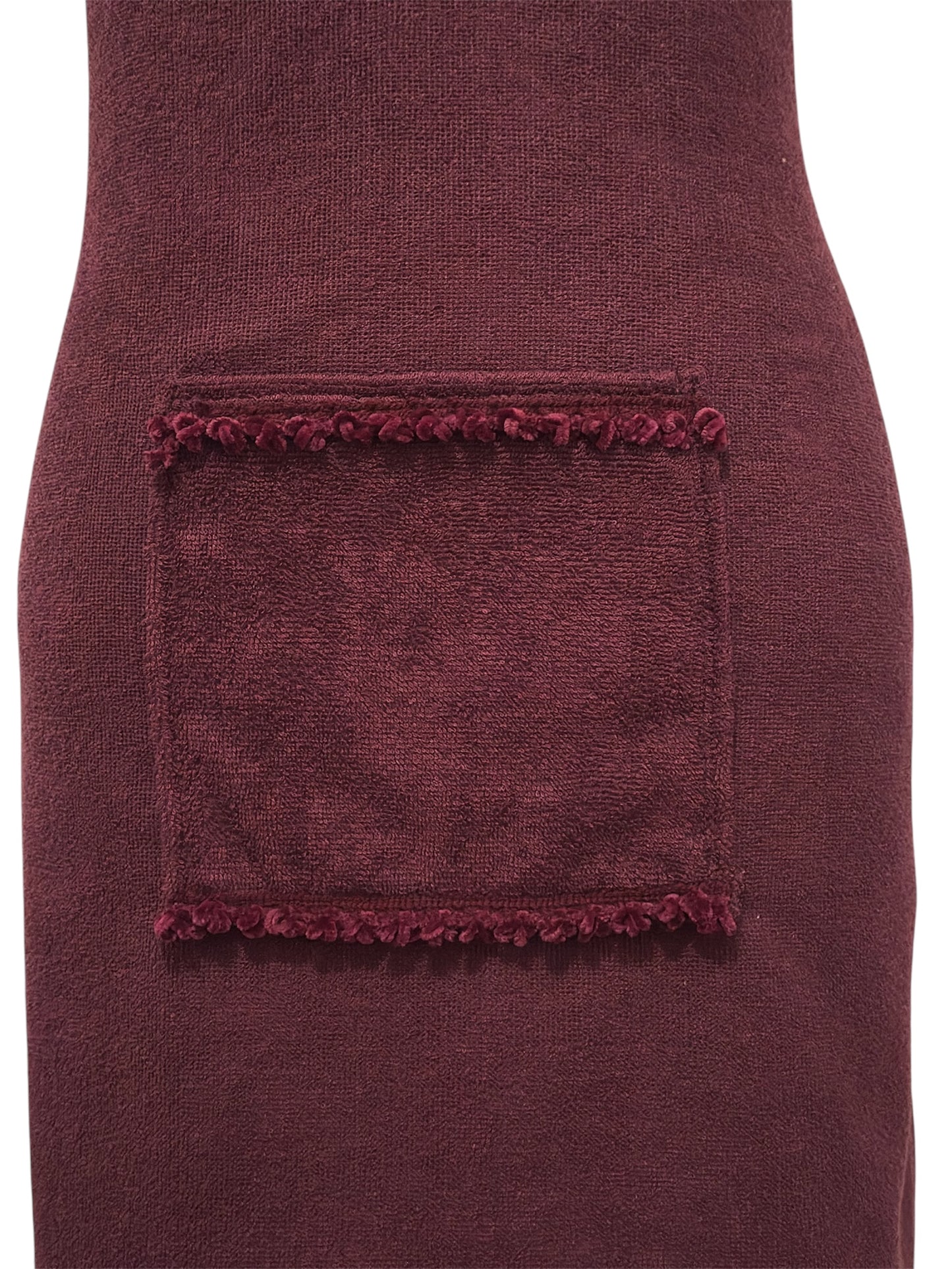 Tablier imperméable long Bordeaux