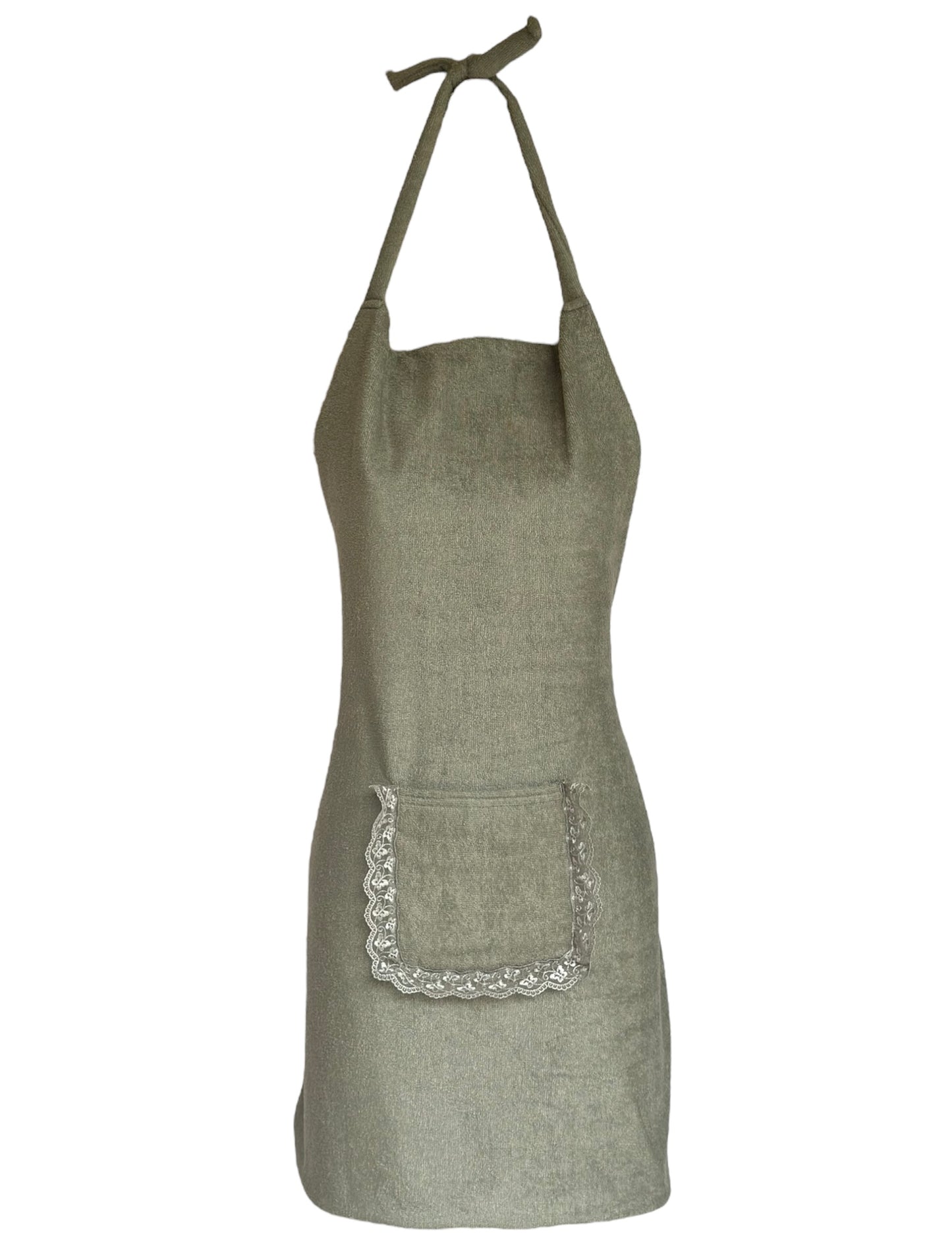 Tablier imperméable long Vert