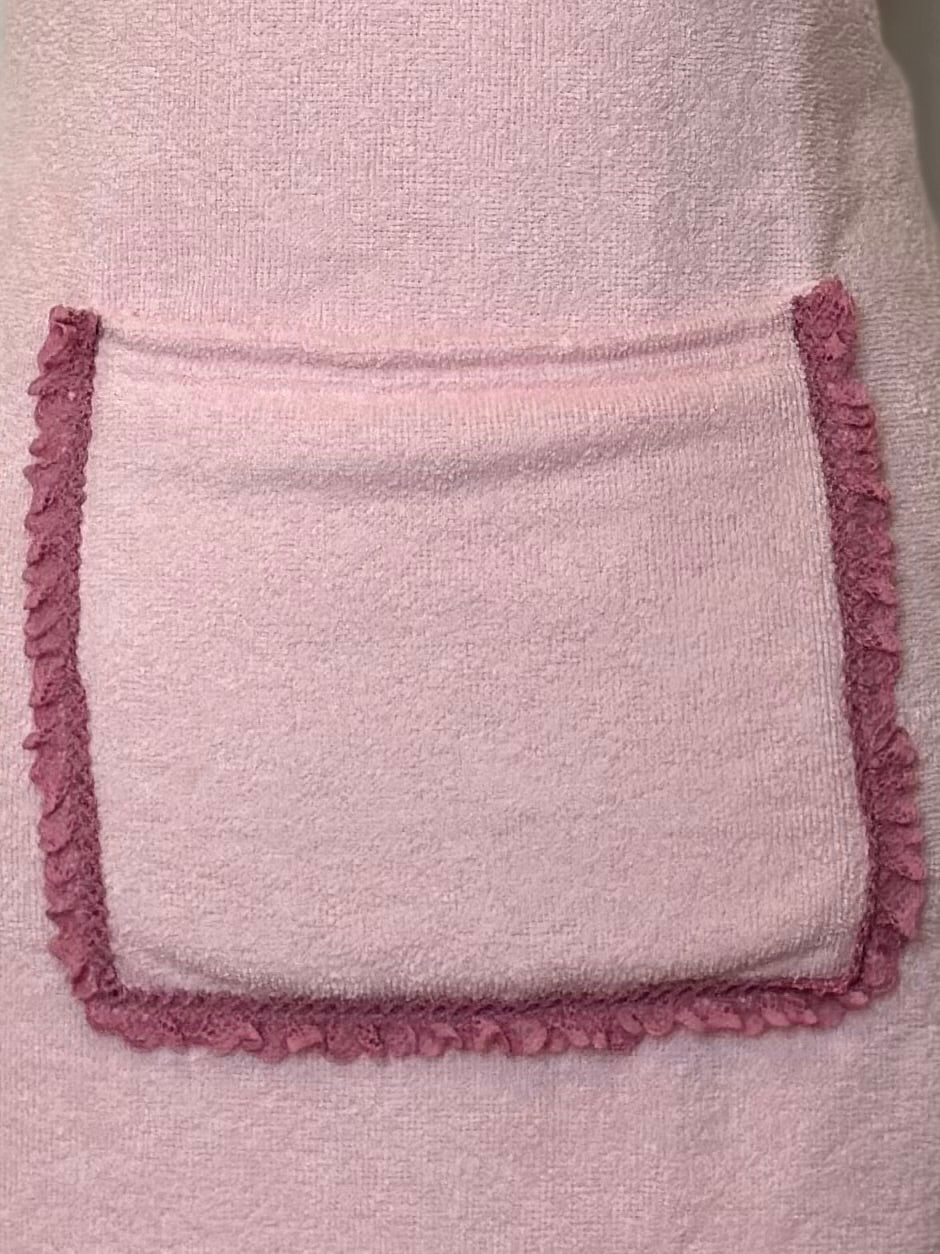 Tablier imperméable long Rose