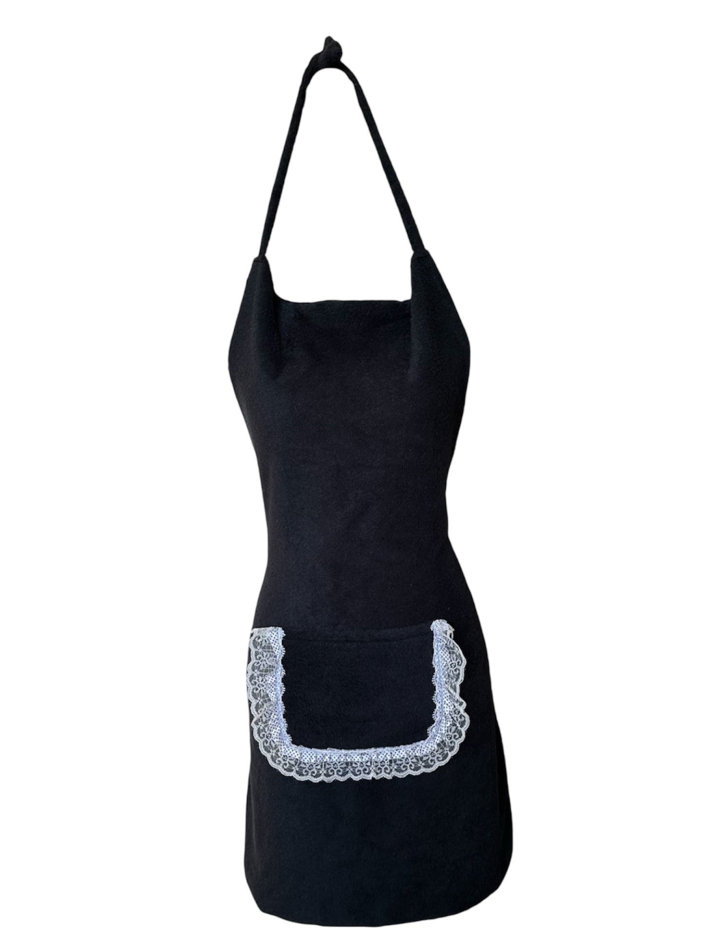 Tablier imperméable long Noir et Blanc