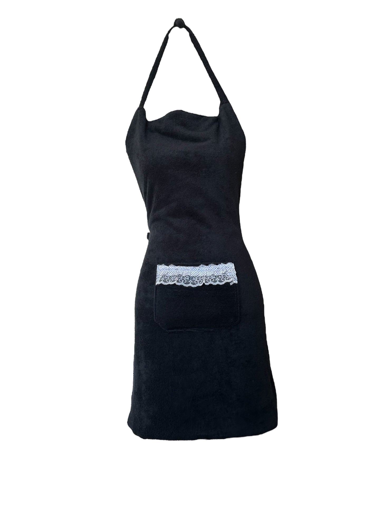 Tablier imperméable long Noir et Blanc
