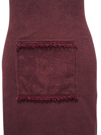 Tablier imperméable long Bordeaux