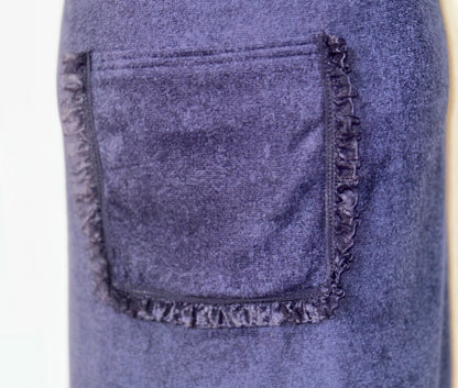Tablier imperméable long Bleu Marine