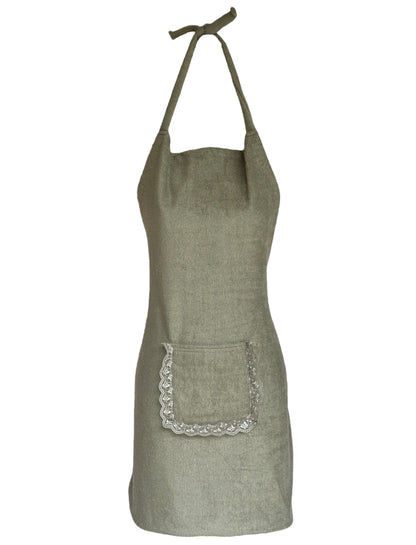 Tablier imperméable long Vert